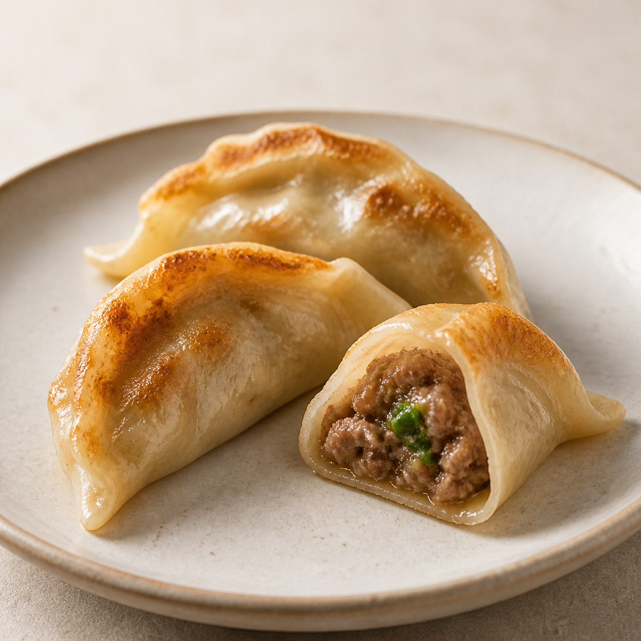 Dumplings and filled food application concept